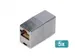 Modulaire koppeling CAT 5e afgeschermd RJ45 naar RJ45 5 stuks