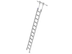 verrijdbare stellingladder,balk L 3,2m,v. H tot 3,3m,12,treden