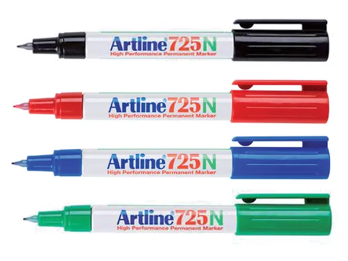 Fineliner Artline 725 rond fijn blauw