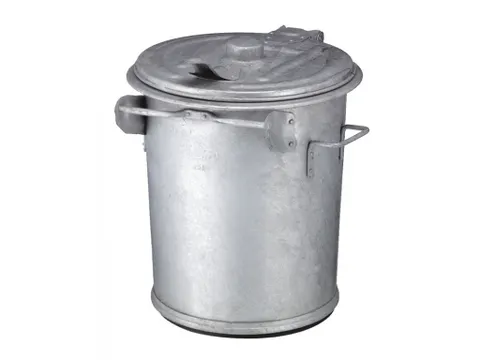 Staalverzinkte Afvalbak 70 Liter