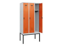 schoollocker,HxBxD 1950x900x500mm,3vak,vak B 300mm,draaigrendel