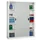 schuifdeurkast,HxBxD 1950x1500x500mm,RAL7035,front RAL7035