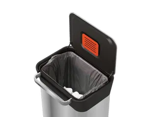 Pedaalemmer Intelligent Waste Titan mat RVS Zwart 30 liter - 6
