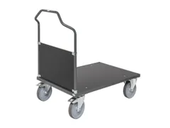 kopwandwagen,draagverm. 500kg,laadvl. LxB 1000x700mm,MDFplaat,1wand