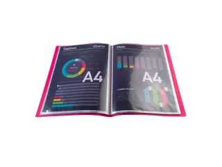 Showalbum Chromaline PP 40 tas A4 rood - 2