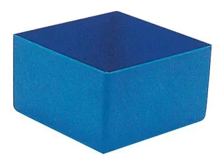 Inzetbak HxLxB 63x108x108mm Polystyreen Blauw 50 stuks - 1