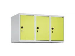 opzetkast,v. locker,3vak.,vak B 300mm,HxBxD 500x900x500mm,vleugeldeur