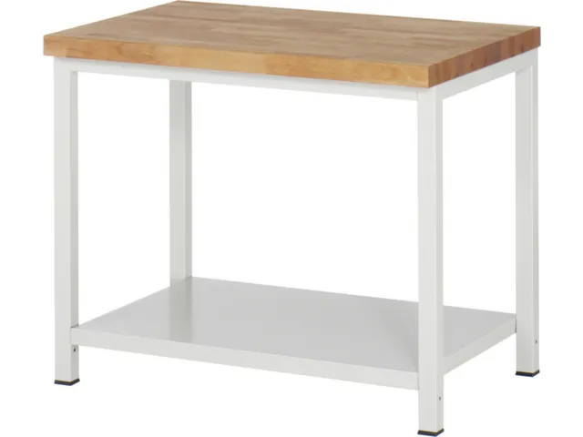 werkbank,HxBxD 840-1040x1000x700mm,beukblad,draagverm. 1250kg