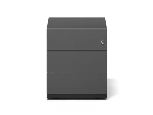 Mobiel Ladenblok 495x420x565mm 3laden Cilinderslot Zwart
