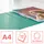 Colour'Breeze ringmap 2 rings PP A4 harde kaft groen