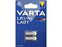 Batterij Varta LR1/N/Lady alkaline blister à 2 stuks