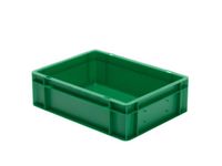 Euronorm-stapelbak 10l 120x400x300mm Wanden/bodem Gesloten Groen