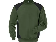 Fristads 131763 sweater, groen/zwart, maat 2XL, per stuk