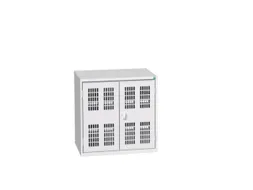 universele kast,HxBxD 800x800x550mm,2xStalen bodem,draaigrendelslot