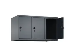 opzetkast,v. locker,3vak.,vak B 300mm,HxBxD 500x900x500mm,draaigrendel