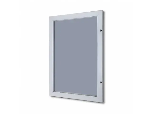 OUTLET Vergrendelbare Poster Case Gegalvaniseerde Achterwand A0