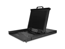 8 port KVM Rack Console met 1,8m Lange Kabels 17 inch LCD