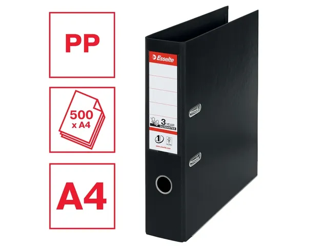 Ordner Esselte Vivida No.1 multipack 75mm A4 5 stuks zwart