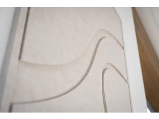 Acoustic Art FLOW Large 120x80cm Beige Akoestisch kunstwerk Organisch - 4