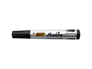 Viltstift Bic 2000 ecolutions rond large zwart - 5