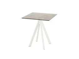 bistrotafel,HxBxD 730x700x700mm,rechthoekig,4voeten wit