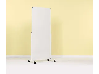 Dubbelzijdig Whiteboard 180x75cm Mobiel Staal Wit Profiel - 3
