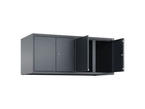 opzetkast,v. locker,4vak.,vak B 300mm,HxBxD 500x1200x500mm,vleugeldeur