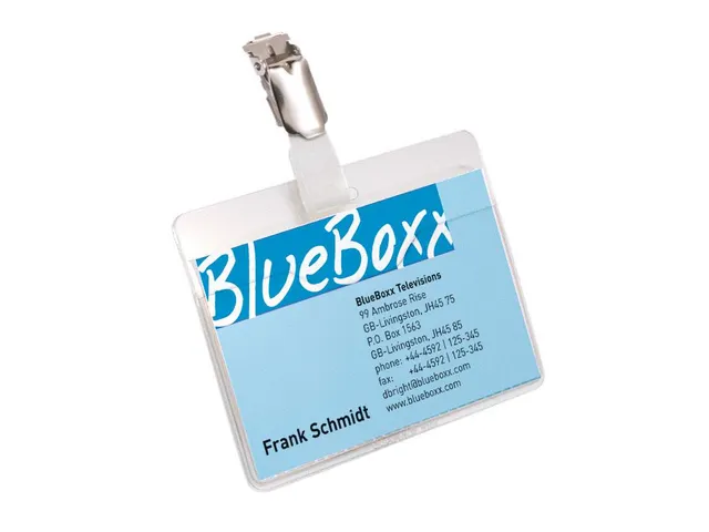 Badge Durable 8106 Met Clip 60x90mm