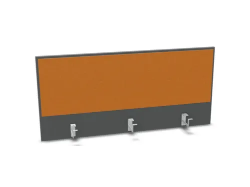 opzetpaneel bureau aanbouw achter MS-donkergrijs BN3005-geel 1200mm