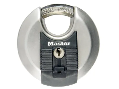Hangslot MasterLock Excell gelamineerd grijs 70mm