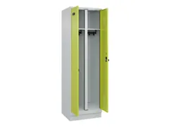 locker voor scheiding van kleding,HxBxD 1950x600x500mm,2vak