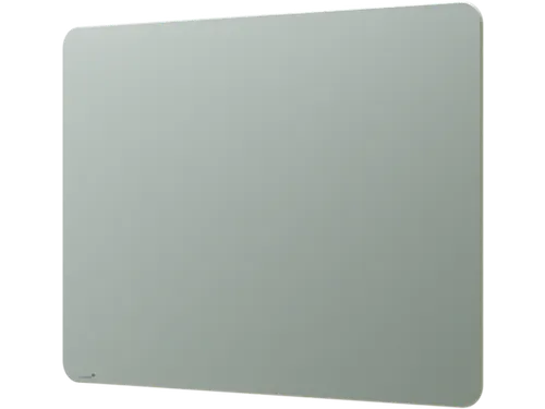 Mat Glasbord 90x120cm Sage Green Ronde Hoeken