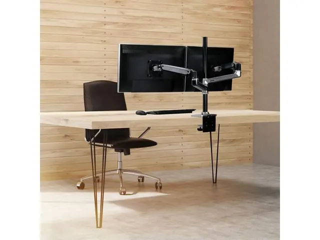 Monitorarm Duo Lx Dual Stacking 2 schermen 40 Inch Zilver