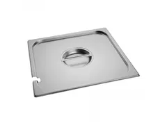Caterchef Gastronorm deksel RVS met lepeluitsparing 2/3 GN