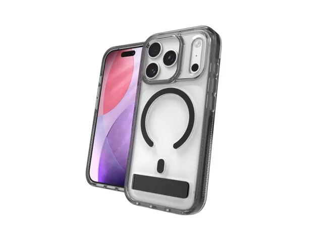 Coque ZAGG Santa Cruz Snap C Design pour iPhone 17 Pro Transp/Noir