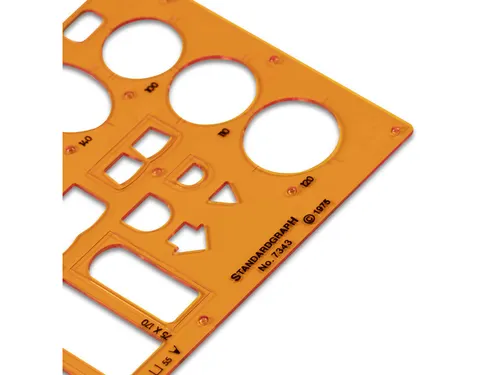 Sjabloon Standardgraph meubelsjabloon Architect 1:50