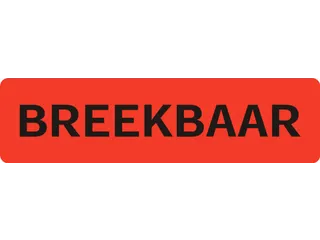 Etiket BREEKBAAR 500 etiketten Rol 75x20mm - 1