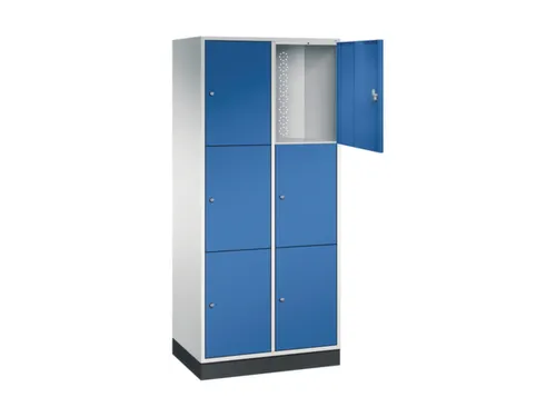 grootvolume-lockersysteem,RAL 7035/RAL 5010,HxBxD 1950x820x500mm