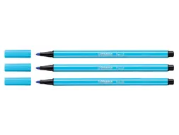 Viltstift STABILO Pen 68/57 medium azuurblauw