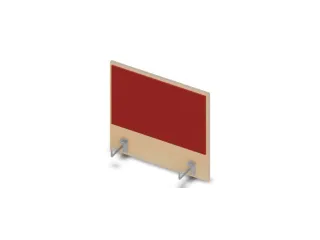 opzetpaneel bureau aanbouw zijkant NE-esdoorn BN4011-rood 600mm - 1
