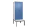 locker voor scheiding van kleding,HxBxD 2120x800x815mm,2vak