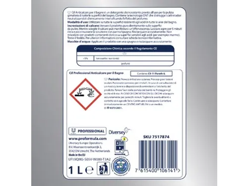 Sanitair Ontkalker, Flacon Van 1 Liter