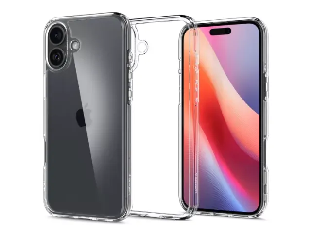 Spigen Ultra Hybrid iPhone 16 hoesje transparant
