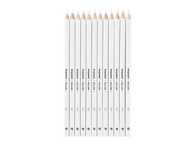 Kleurpotlood Bruynzeel Super 901 wit