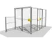 Draaideur Voor Veiligheidshek B 1000mm Smart Fix Snapsluiting 2200 Mm