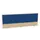 opzetpaneel,v. bureau,aanbouw achter,B 1600mm,NE-esdoorn,BN6016-blauw