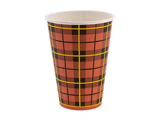 Kartonnen Beker 5% PE 180ml Scotty 100 stuks rood Voordeelbundel - 1