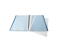 Showalbum PP ring 30 tas A4 blauw metal