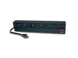 APC Rack PDU, Basic, 1U, 20A, 120V, Zwart, NEMA 5-20P, 10x NEMA 5-20R,