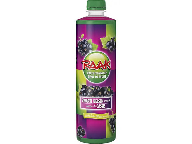 RAAK Zwarte bessen Siroop 750ml